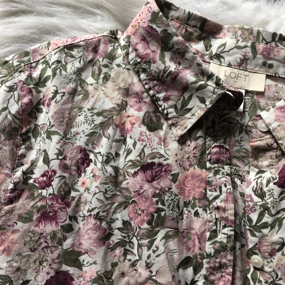 Floral Button Up - Picture 3 of 3